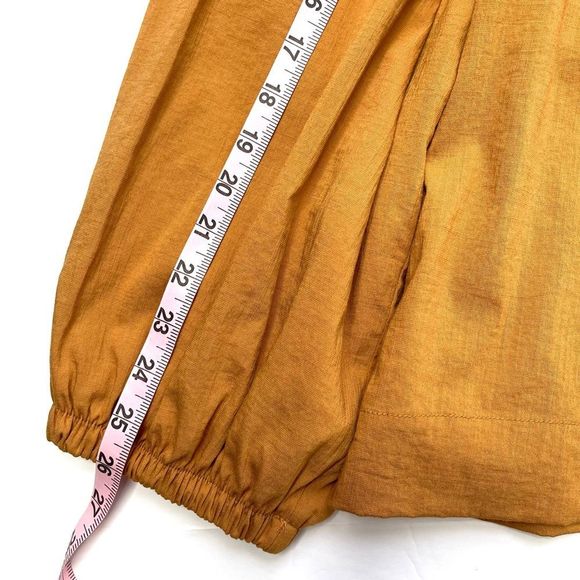 Evereve Shane One Shoulder Top Burnt Gold Size Large - Picture 9 of 12